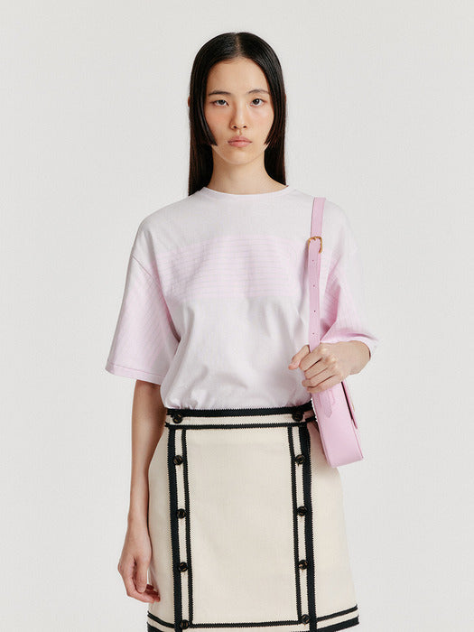 Eenk Yicky Eenk Logo Graphic T-shirt - Light Pink