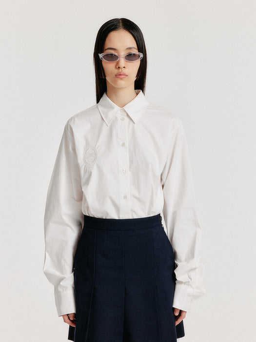 Eenk Yom Long Sleeve Shirt - White