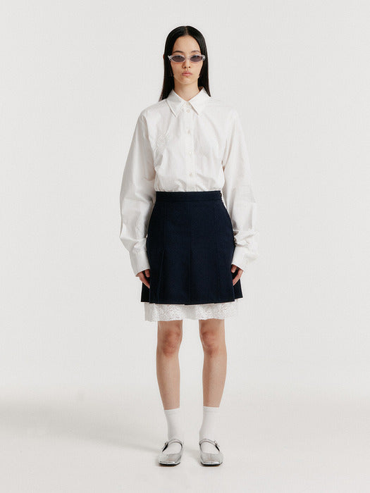 Eenk Yom Long Sleeve Shirt - White