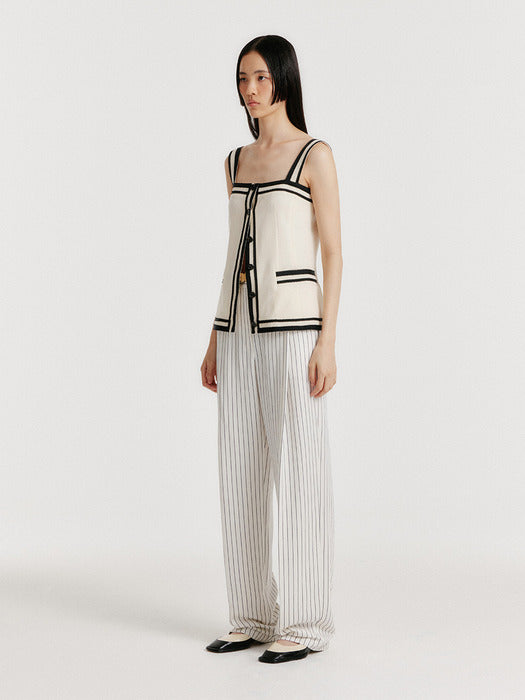 Eenk Yiom Classic Straight Pants - Ivory