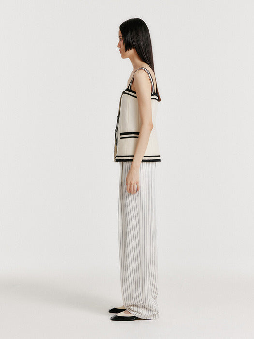 Eenk Yiom Classic Straight Pants - Ivory
