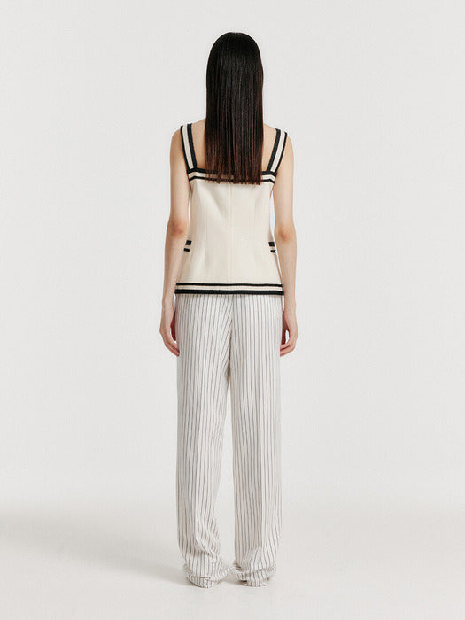 Eenk Yiom Classic Straight Pants - Ivory