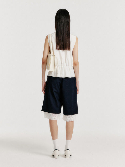Eenk Yiva Buttoned Vest - Ivory