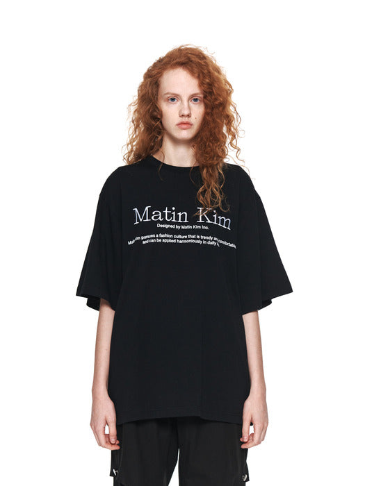 MATIN HERITAGE TOP IN BLACK