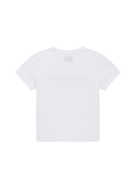 MATIN HERITAGE CROP TOP IN WHITE