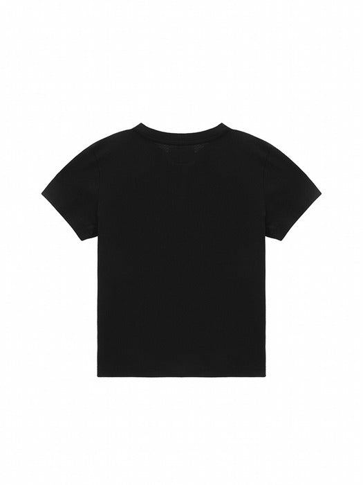 MATIN HERITAGE CROP TOP IN BLACK