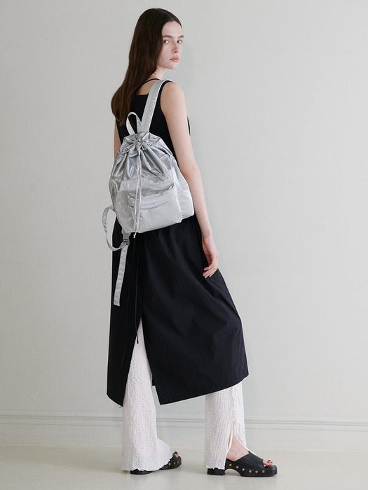 [raive] Irina Backpack Small in Silver UB4SC020-15