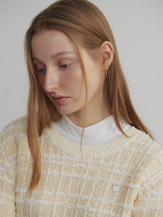 [loeuvre] Jacquard Knit Pullover SK4SP658-51