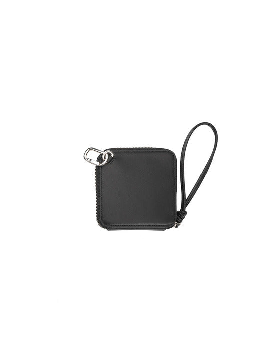 osoi ZIP AROUND WALLET [BLACK]