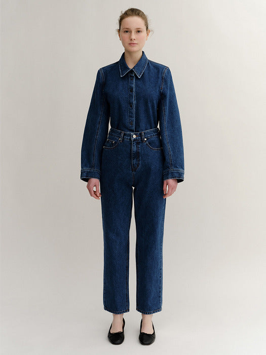 Kindersalmon Ceres Blue Denim Shirt