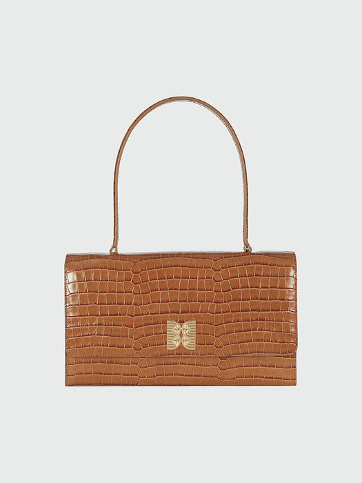 Eenk Hestella Square Tote Bag - Brown