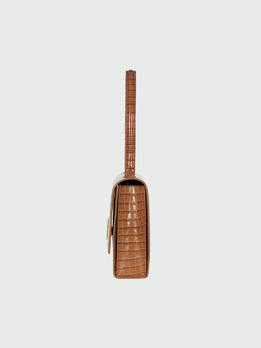 Eenk Hestella Square Tote Bag - Brown