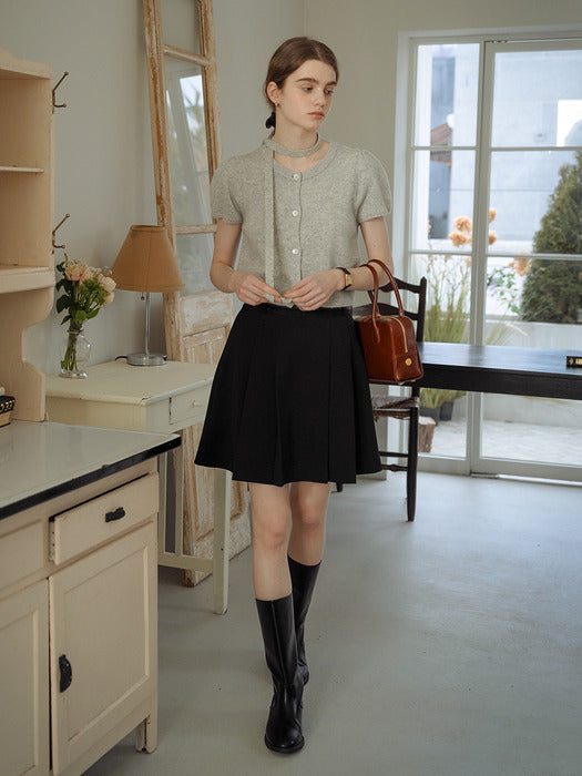 Tillidie Belt set pleats skirt