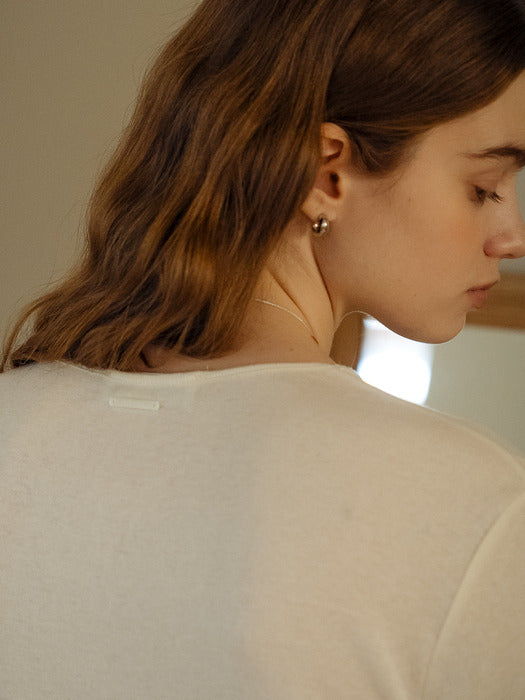 Tillidie Modal basic slim t-shirt