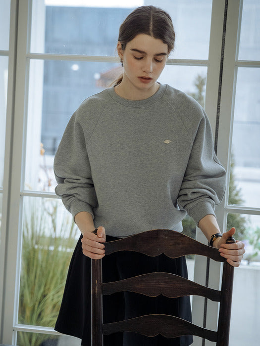 Tillidie Ballon sleeve comfy sweatshirt Gray