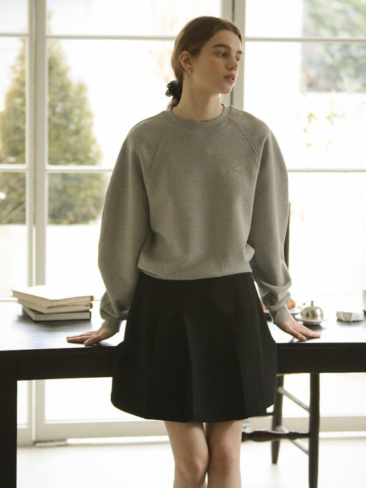 Tillidie Ballon sleeve comfy sweatshirt Gray