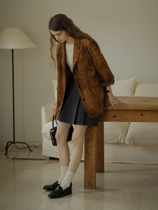 Tillidie All brush suede jacket Brown
