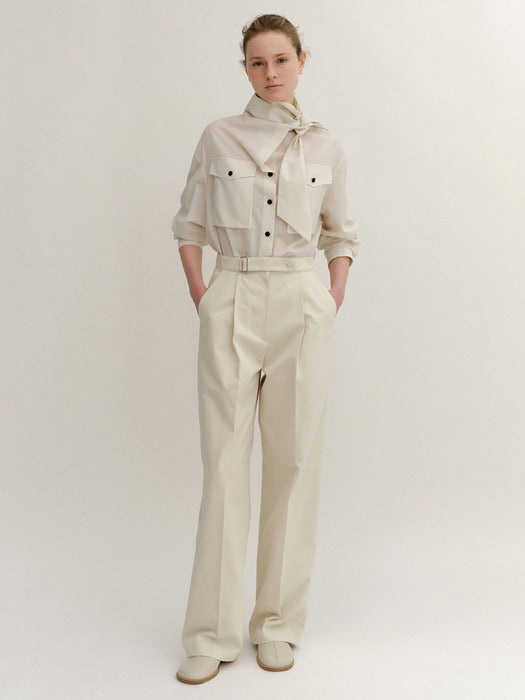 Kindersalmon Nellie Pants Ash-Khaki