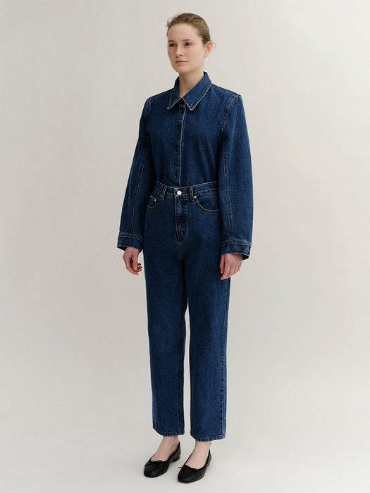 Kindersalmon Ceres Washed Jeans Blue