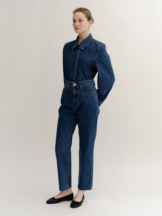 Kindersalmon Ceres Washed Jeans Blue
