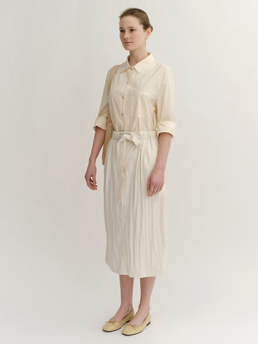 Kindersalmon Metis Skirt Ecru