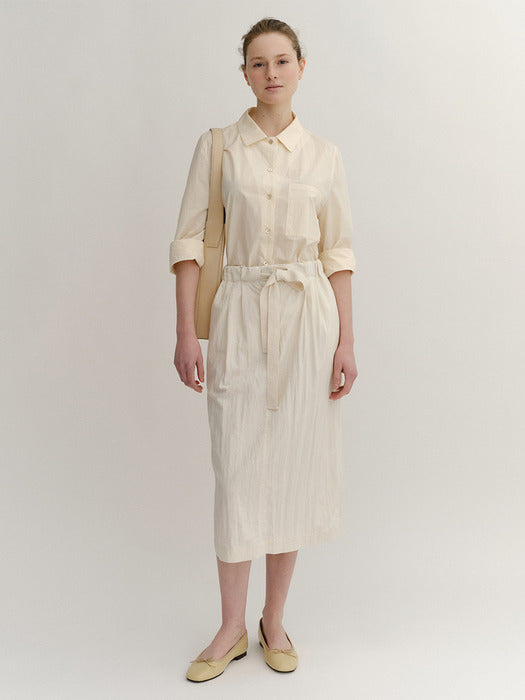 Kindersalmon Metis Skirt Ecru