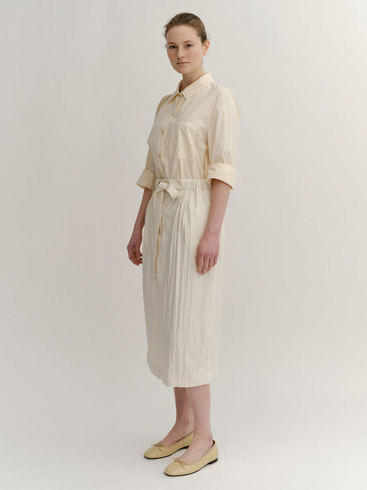 Kindersalmon Metis Skirt Ecru