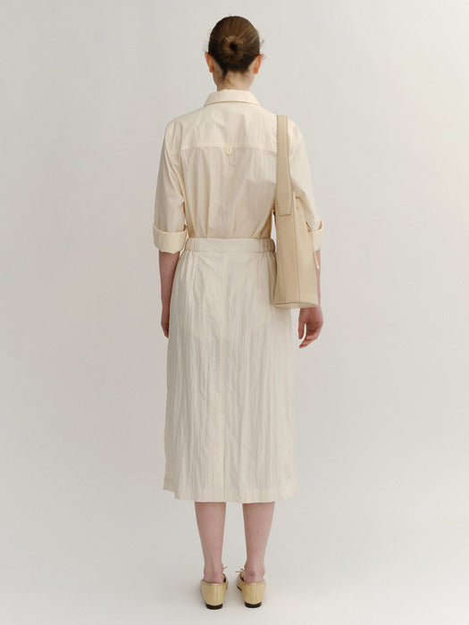 Kindersalmon Metis Skirt Ecru