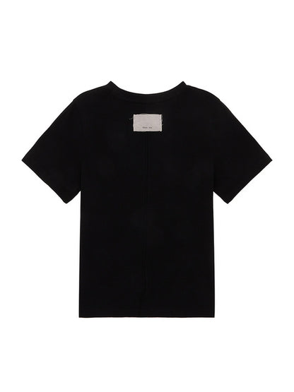 SHADOW TOP IN BLACK