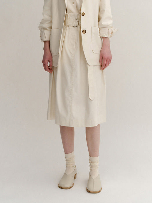 Kindersalmon Olie Leather Loafer Salt-Cream