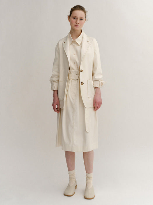 Kindersalmon Olie Leather Loafer Salt-Cream