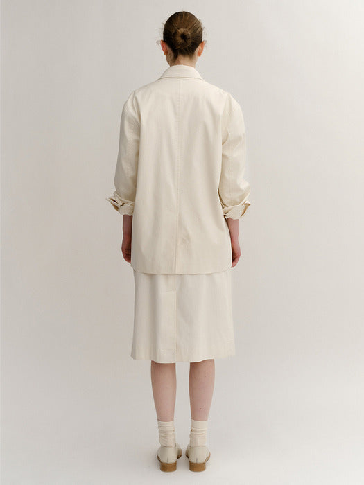 Kindersalmon Olie Leather Loafer Salt-Cream