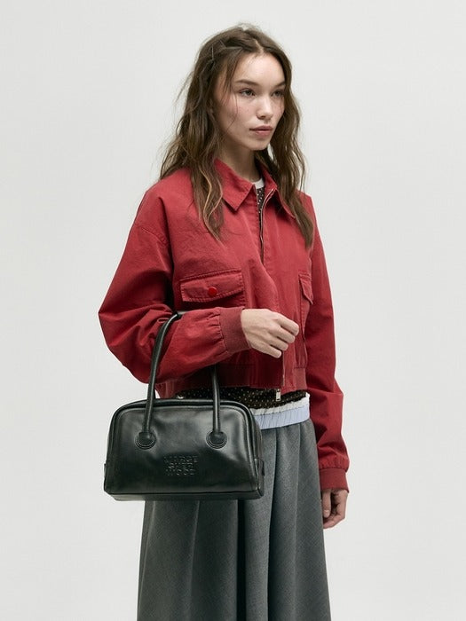 Margesherwood Soft Tote washed black two-tone brushed