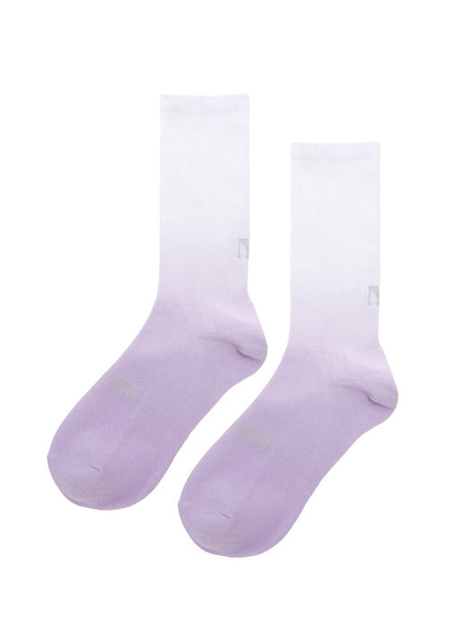 GRADIENT SYMBOL SOCKS_lavender