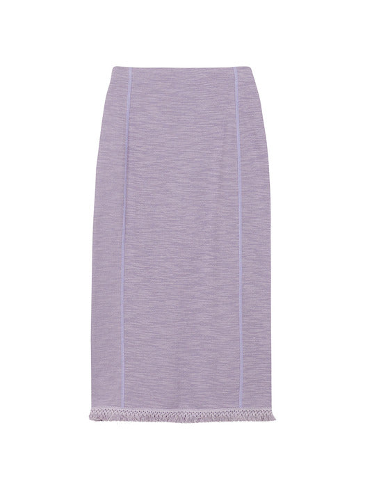TASSEL SKIRT_violet