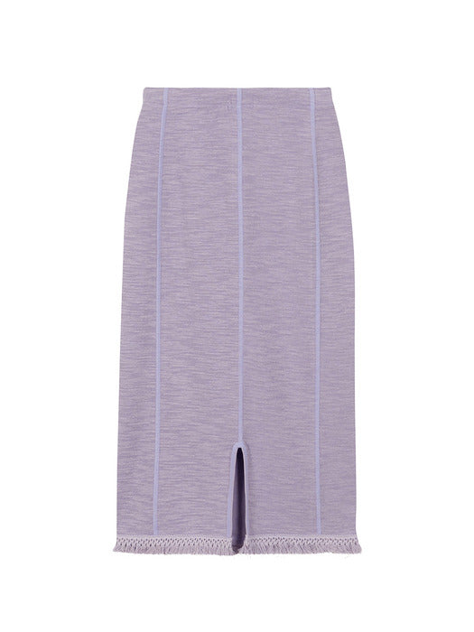 TASSEL SKIRT_violet