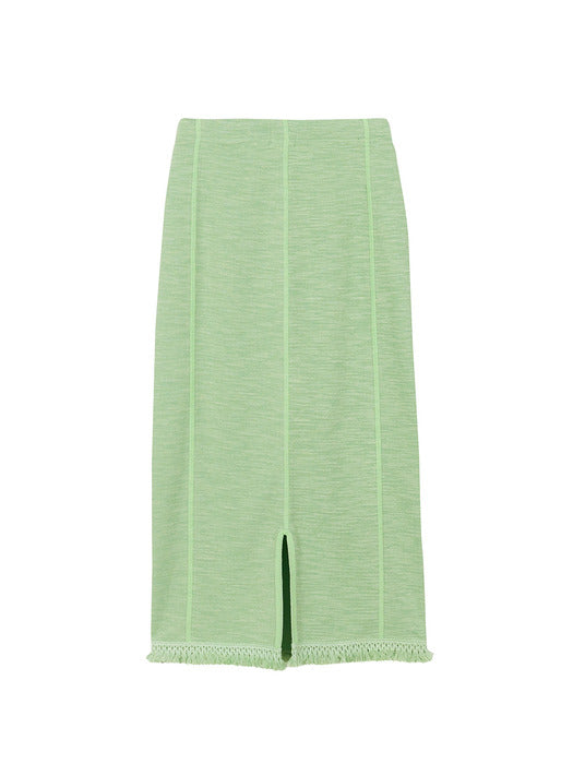 TASSEL SKIRT_green