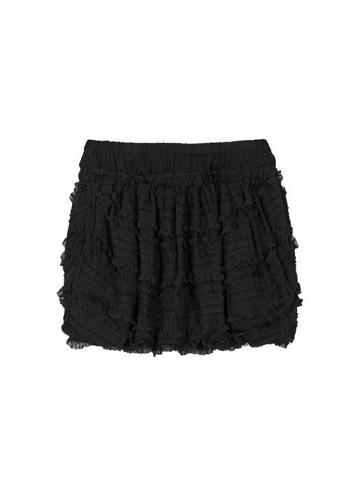 BALLOON SKIRT_black