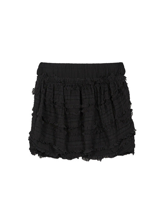BALLOON SKIRT_black