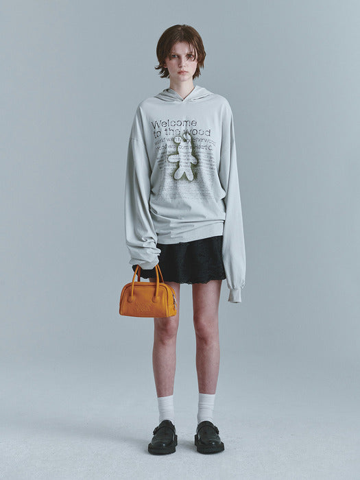 HOODIE WELCOME LONG SLEEVE_light grey