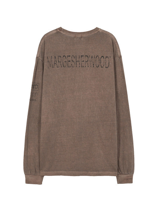 BASIC LOGO LONG SLEEVE_brown