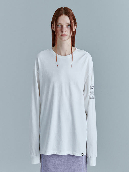 BASIC LOGO LONG SLEEVE_white