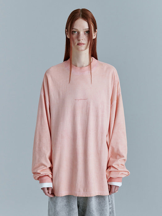 LUNA WASHING LONG SLEEVE_peach
