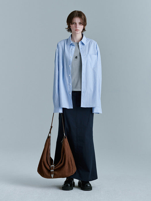 STRIPE LONG-SLEEVE SHIRT_blue stripe