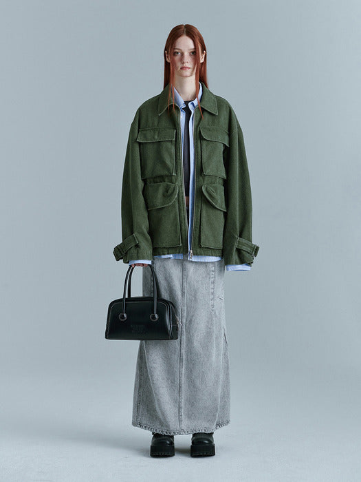 UTILITY JACKET_khaki