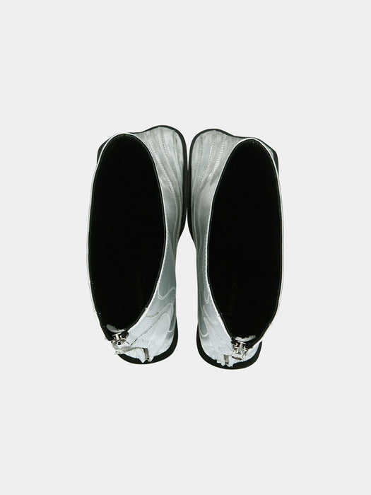 [andersson bell] EVERETT SQUARE BOOTS aaa360w(SILVER)