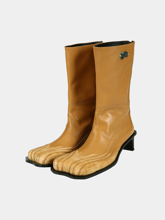 [andersson bell] EVERETT SQUARE BOOTS aaa360w(BEIGE)