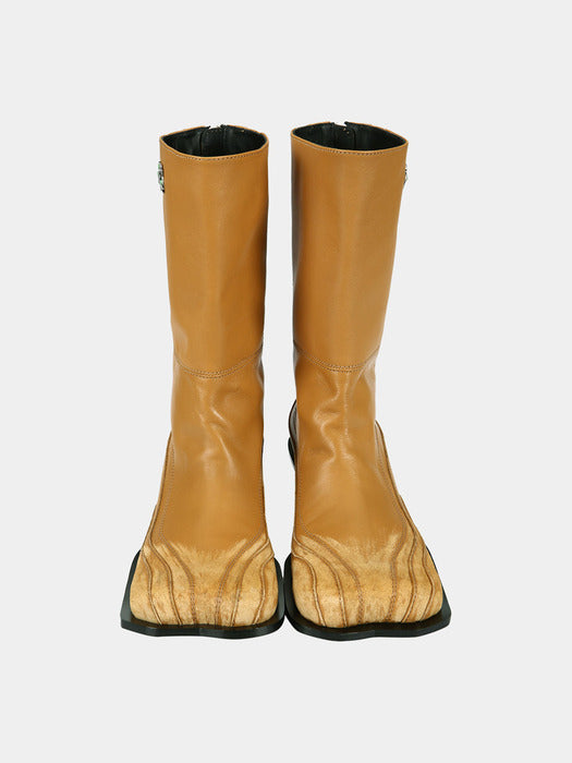 [andersson bell] EVERETT SQUARE BOOTS aaa360w(BEIGE)