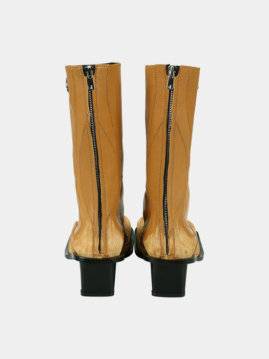 [andersson bell] EVERETT SQUARE BOOTS aaa360w(BEIGE)