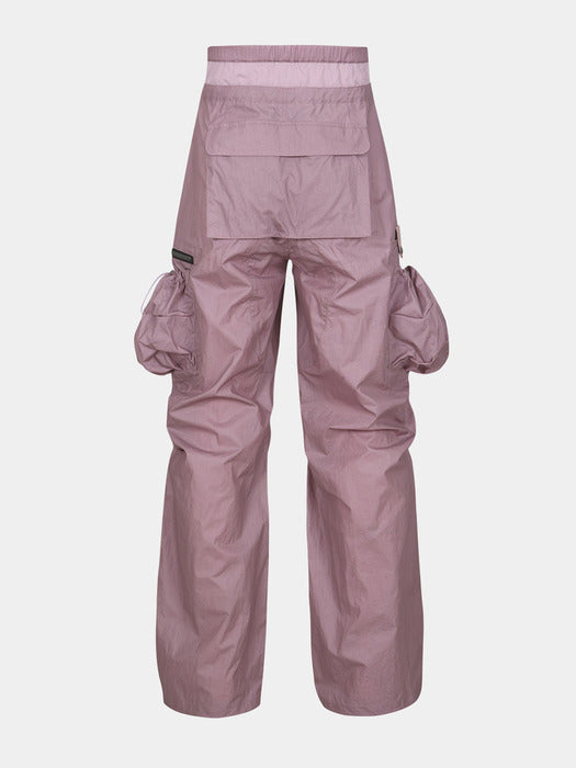[andersson bell] BALLOON POCKET PARACHUTE PANTS apa709w(DUSTY PINK)